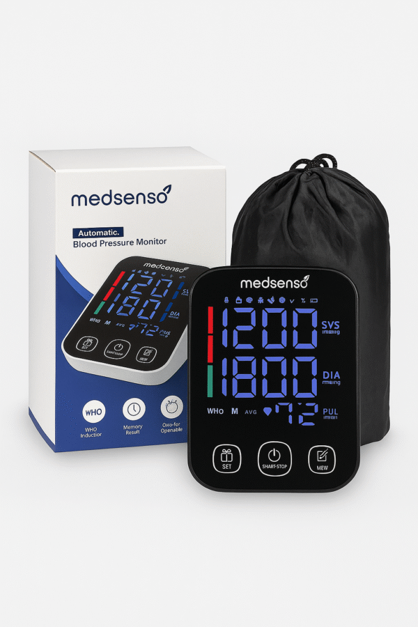Medsenso Digital Blood Pressure Monitor – Bluetooth Enabled